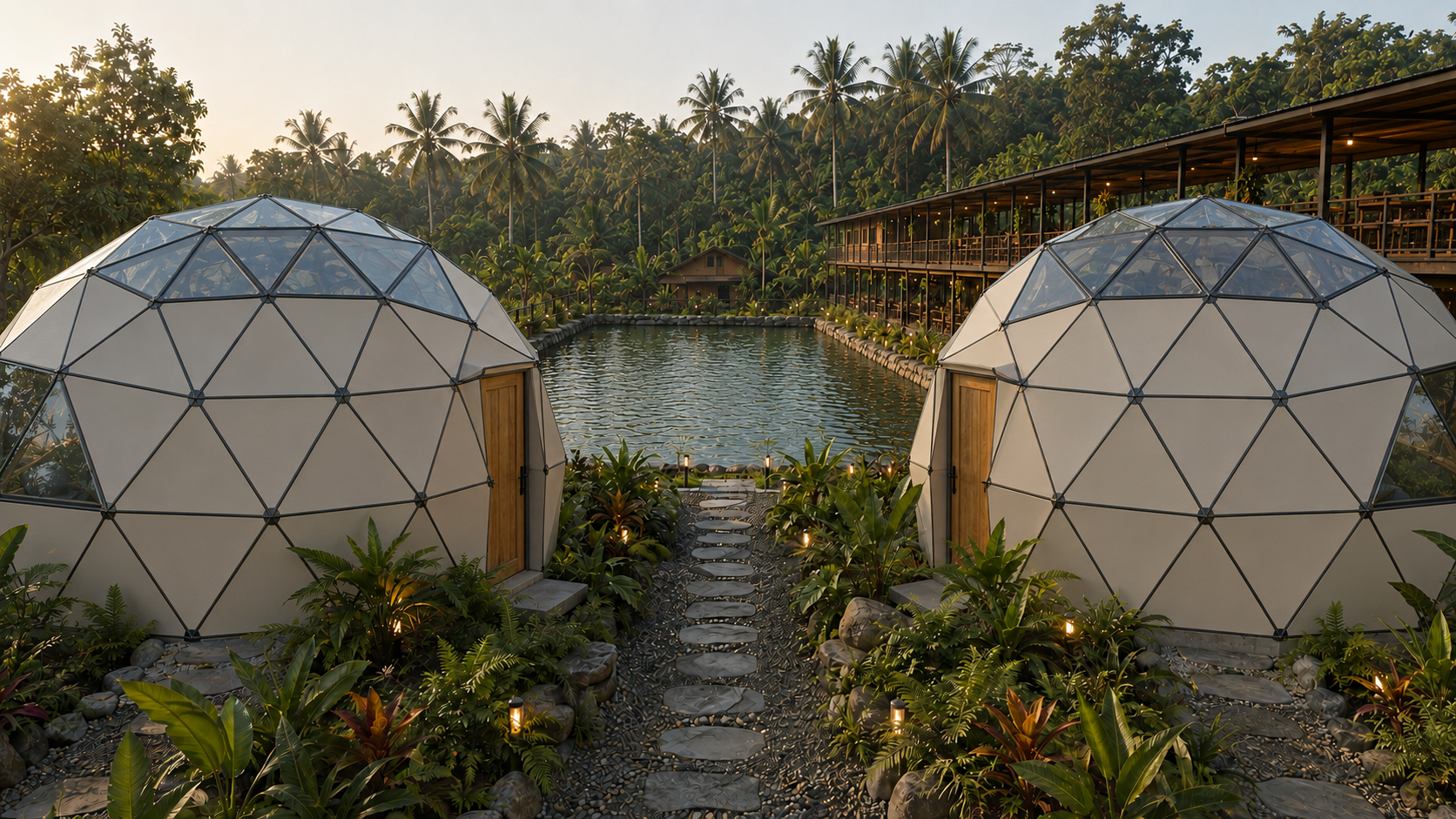 Ilustrasi konsep dome privat